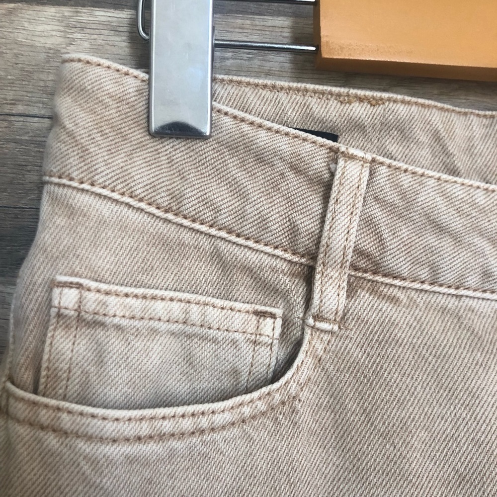 Frank and Oak Tan Loose Fit Women's Jeans Size 25 - Picture 5 of 12